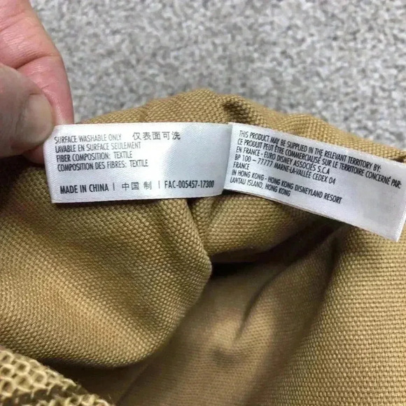 2018 Epcot Burlap Tote International Flowers & Garden Festival Hidden Mickey - Picture 10 of 12